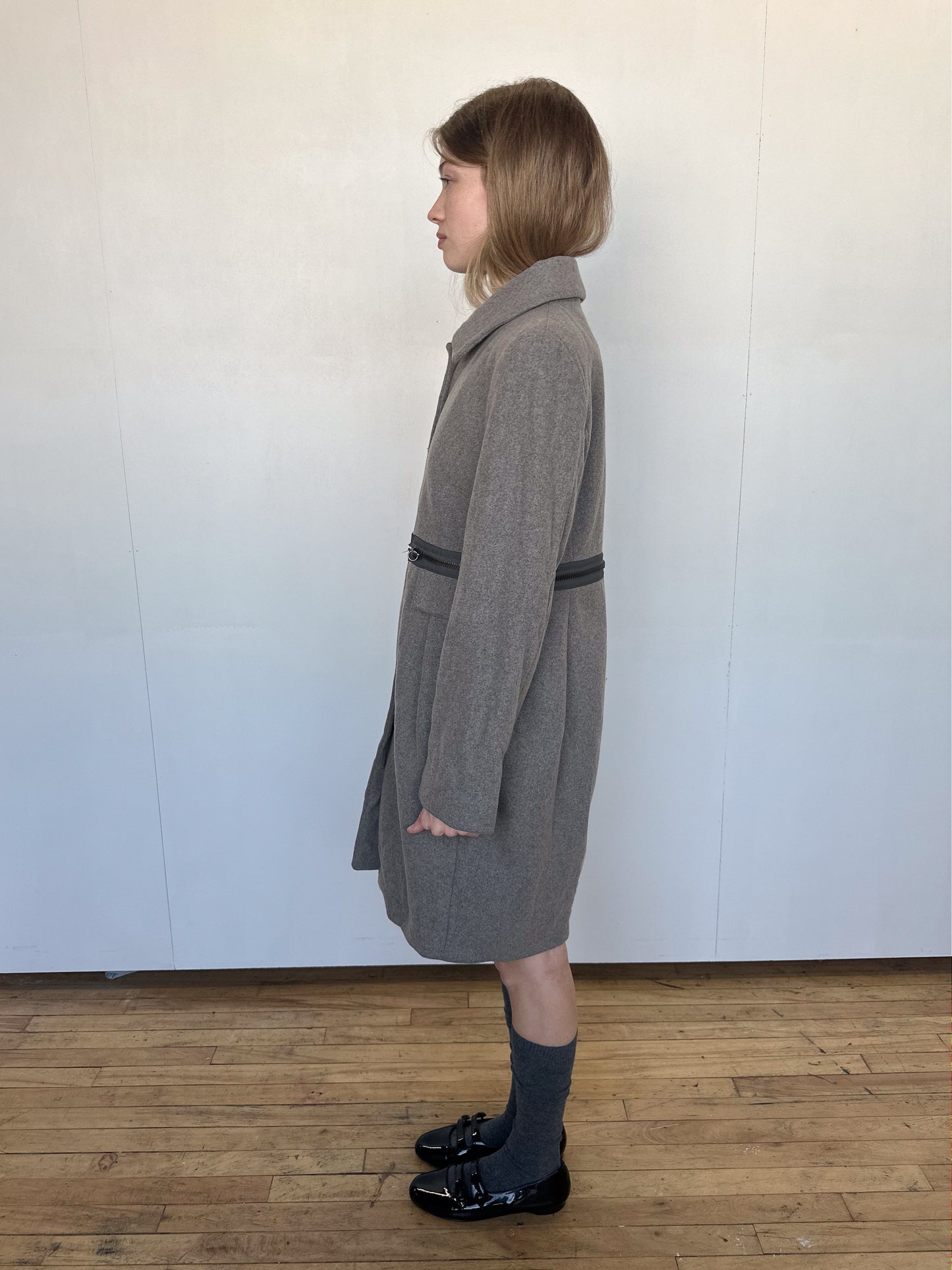 Cop Copine Wool Midi Coat